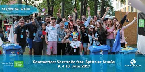 Viva con Agua auf dem Sommerfest 2017